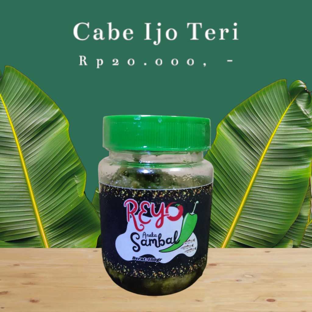 

SAMBAL IJO / HIJAU TERI MEDAN BERAT 150 GR