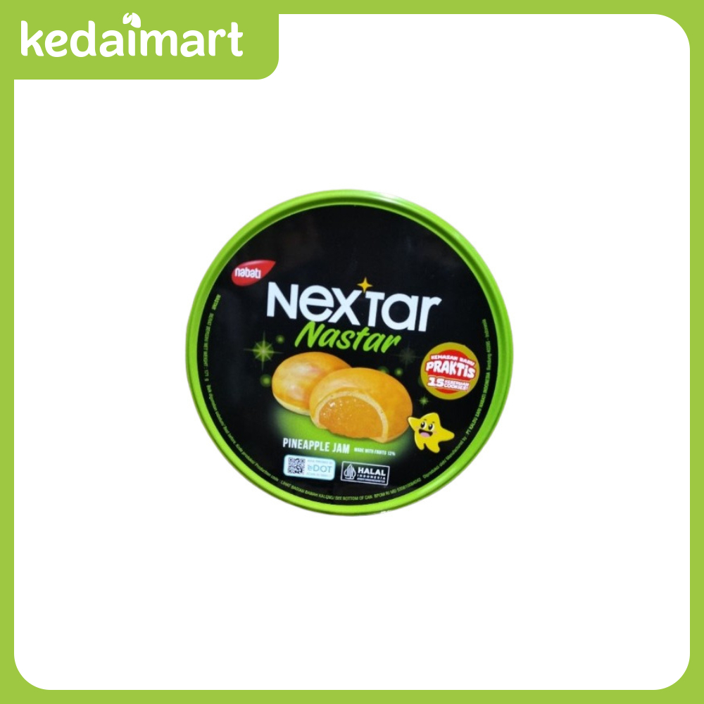 

Nextar Nastar Cookies Pineapple Kaleng 160 Gram