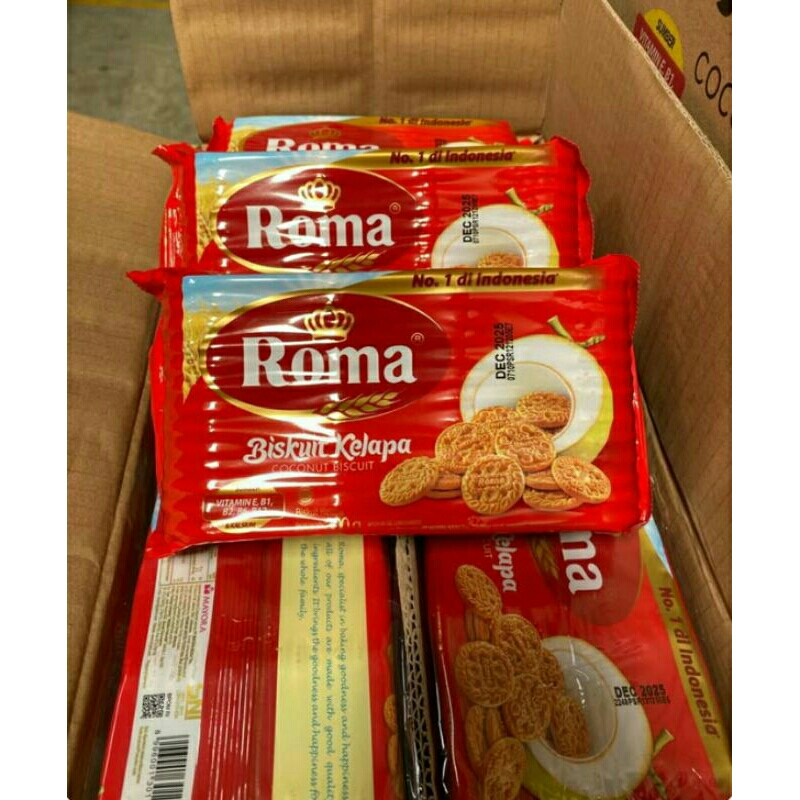 

Roma Kelapa Pack 1ktn isi 28 pcs