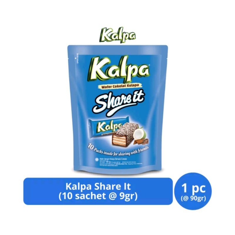 

Kalpa Share It - 1 pouch Isi 10 / Wafer Cokelat Kelapa