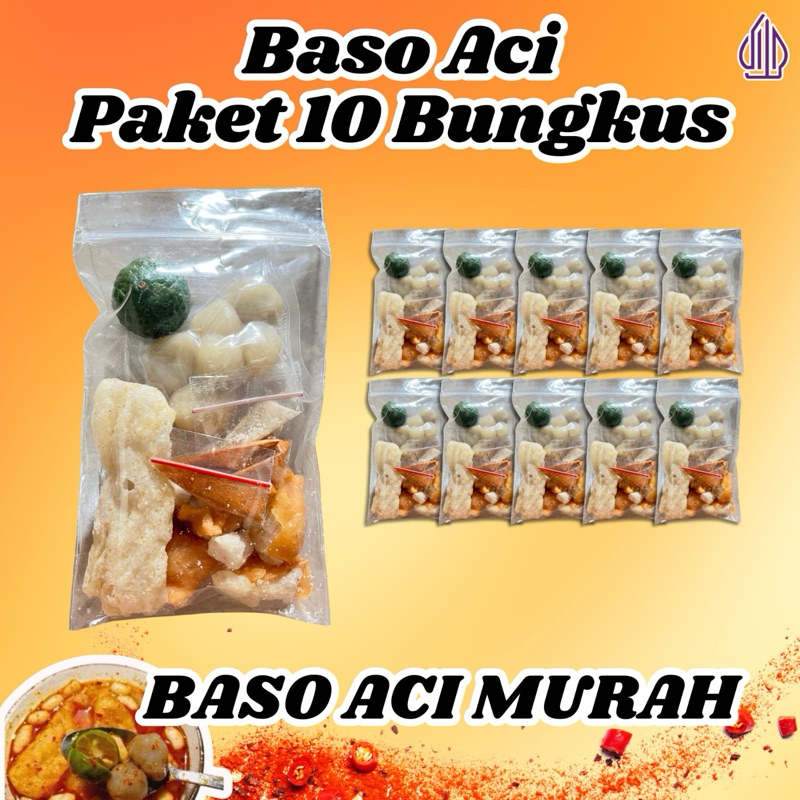 

Paket Hemat Baso Aci Paket 10 Bungkus / Baso Aci / Baso Aci 10 Bungkus