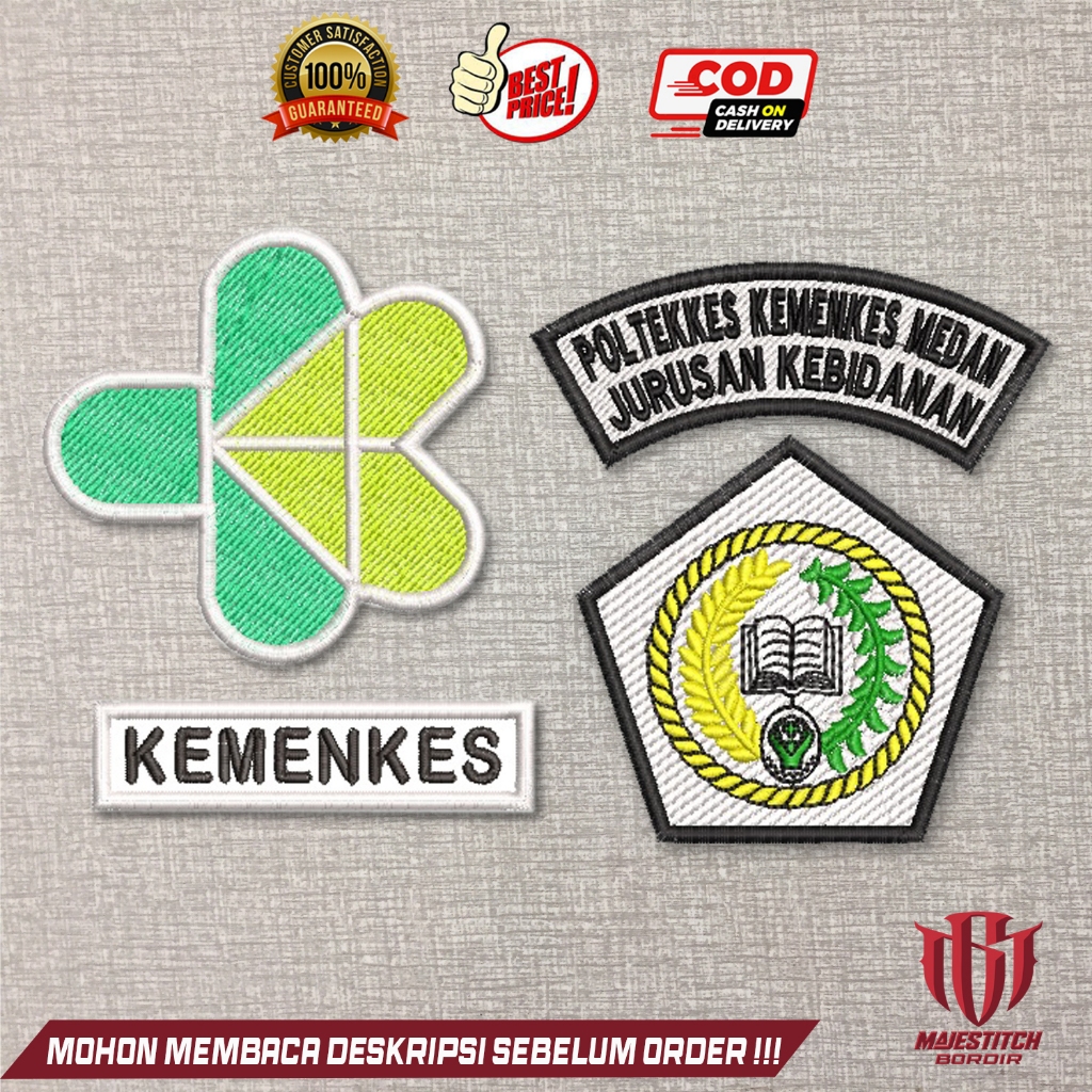 ATRIBUT POLTEKKES MEDAN/ MAJESTITCH BORDIR