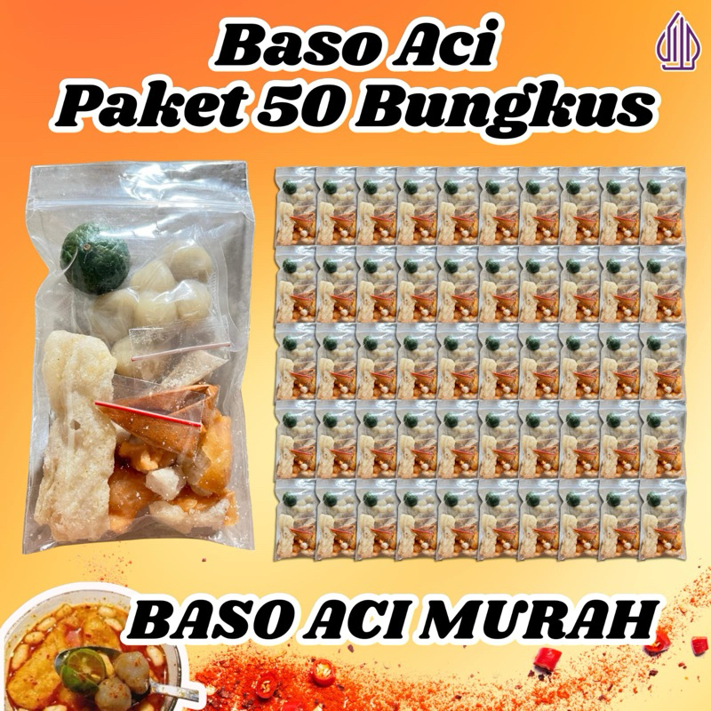 

Paket Hemat Baso Aci 50 Bungkus/ Baso Aci / Baso Aci 50 Bungkus
