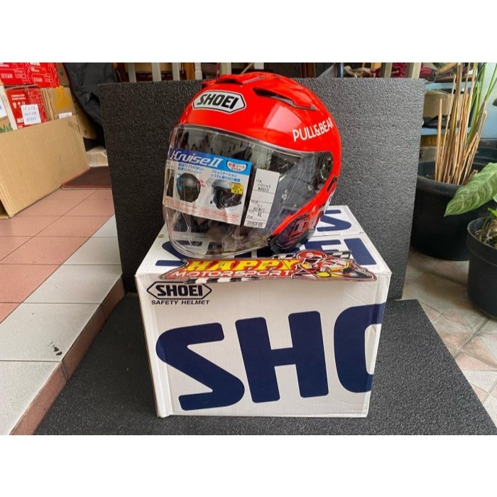 HELM HALF FACE Shoei J Cruise 2 Marquez6