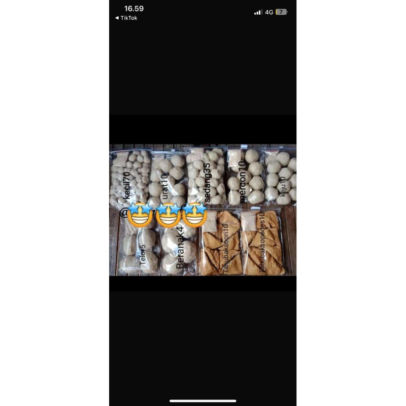 

bakso kecil frozen