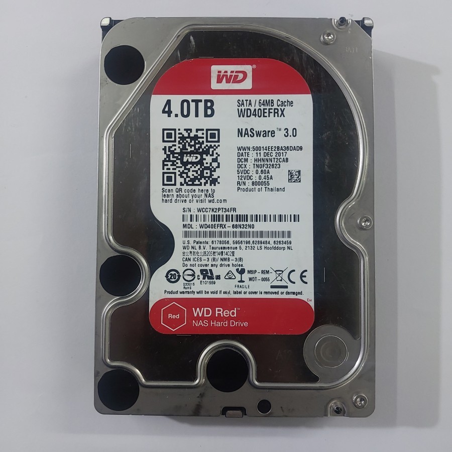 Hardisk NAS 4tb 3.5inch sata WD RED NASware 3.0 4tb Toshiba NAS cctv murah