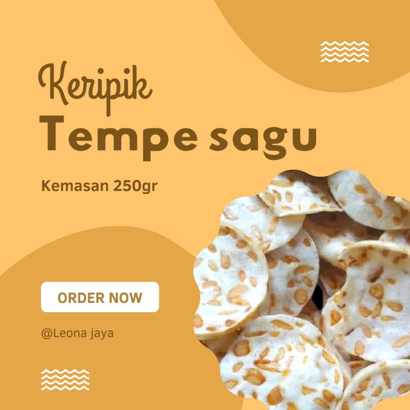 

Keripik Tempe Sagu // 250 gr