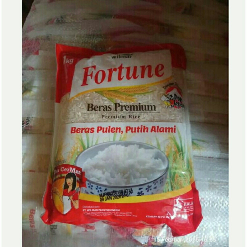 

Beras Fortune 1kg x10pcs || Dan Sembako lainnya