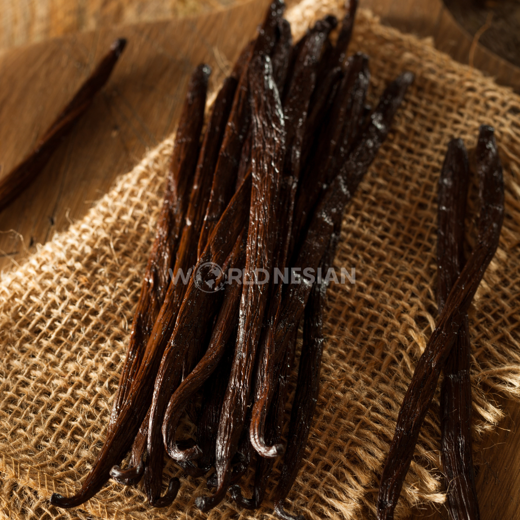 

VANILLA PLANIFOLIA GOURMET SUPER PREMIUM 100 GR SIZE 18-21CM UP / VANILLA BEANS / VANILLA PODS