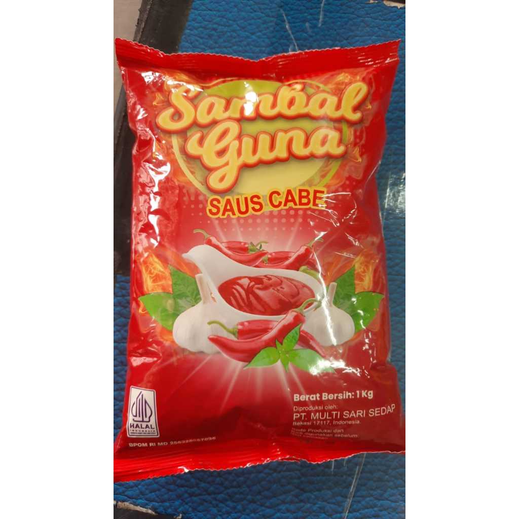 

Saus sambal guna 12x1kg/crt