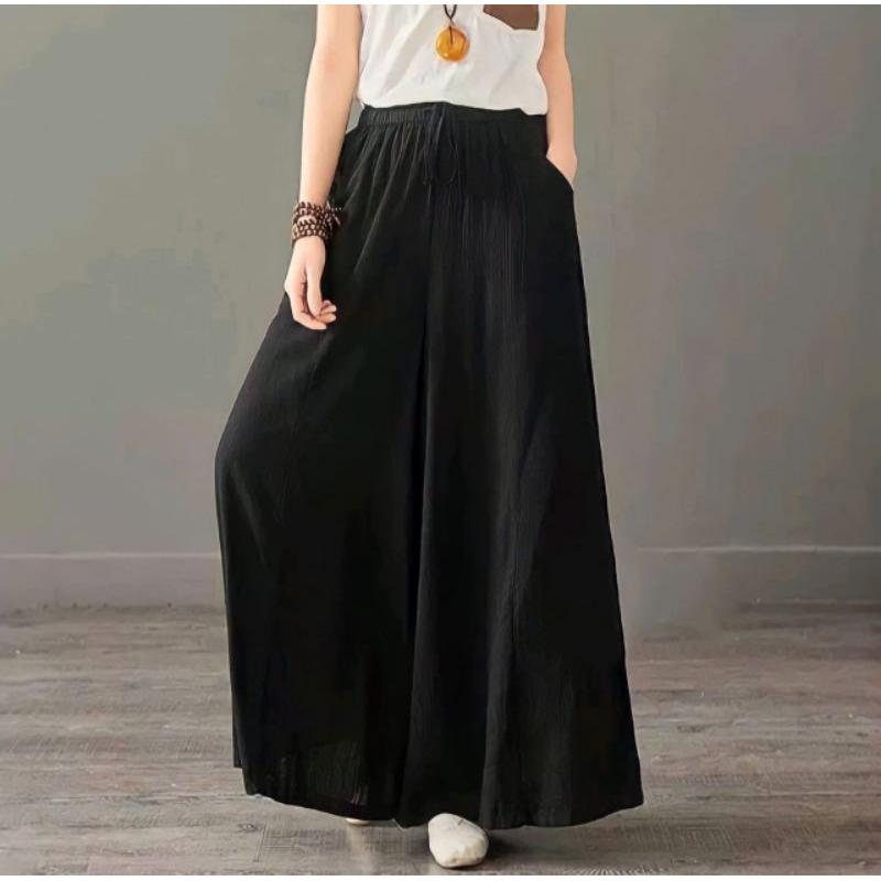 Trivia cullote/summer kulot linen rami premium Hq jumbo