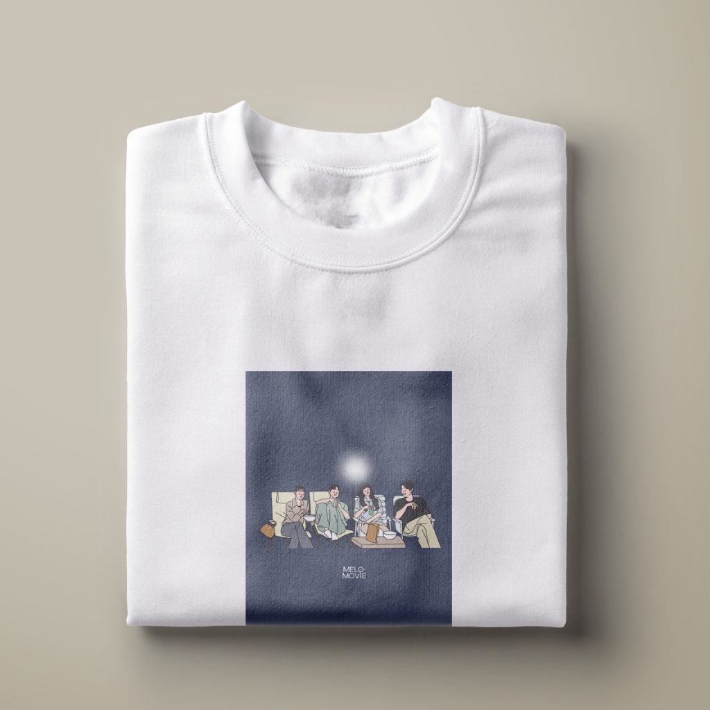 KAOS KDRAMA MELO MOVIE KOREAN DRAMA T-SHIRT KOREAN DRAMA KDRAMA MERCHANDISE KAOS DRAMA KOREA