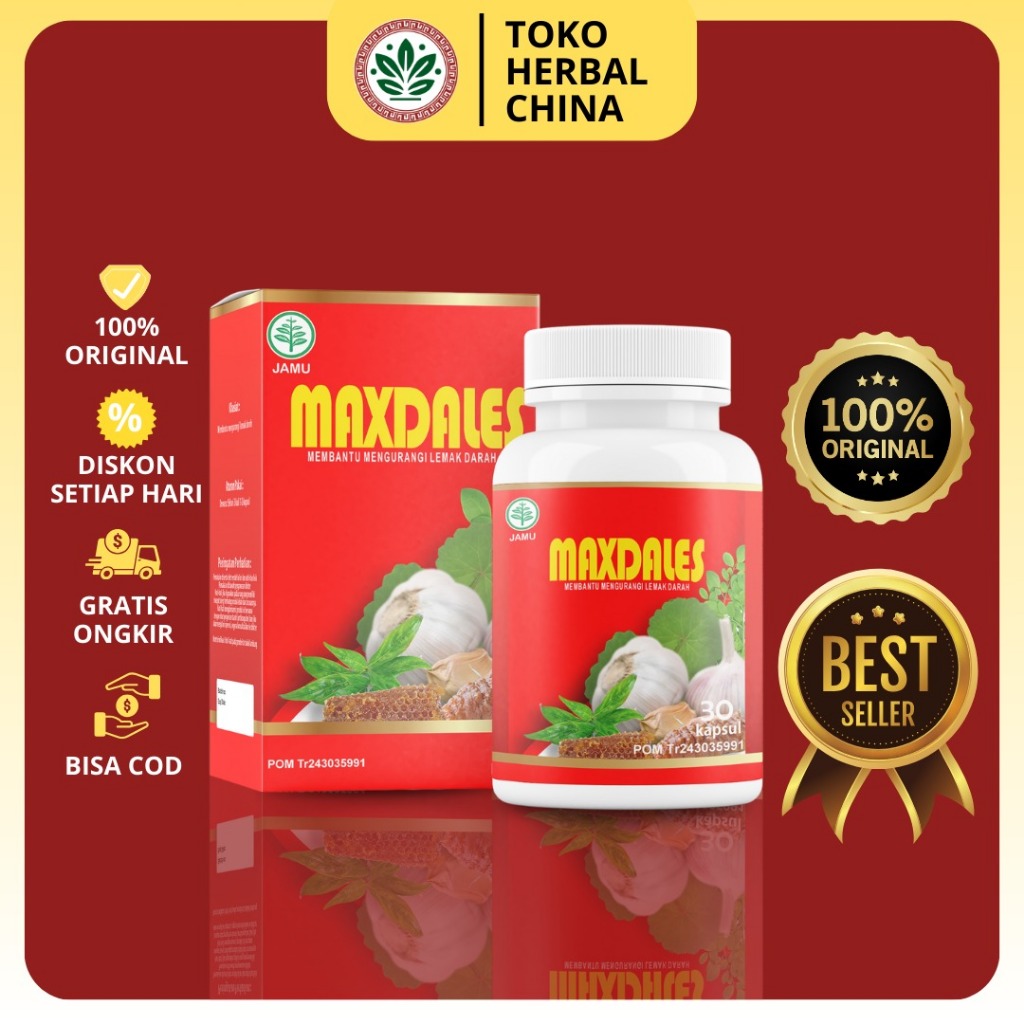 MAXDALES Obat Stroke 100% Original