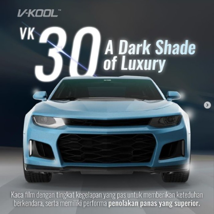 Kaca Film V-KOOL TOYOTA FORTUNER 2016 DEPAN VK30