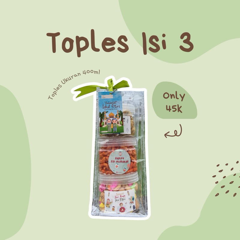 

Hampers Ekonomis Isi 3 | Toples 400ml