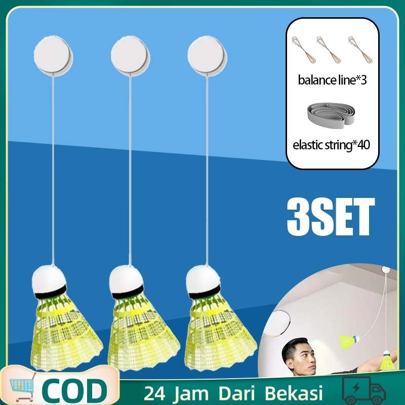 alat latihan badminton / badminton rebound trainer / latihan badminton sendiri / Alat Olahraga Badmi