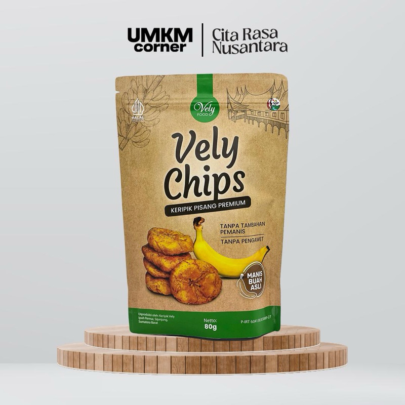 

Vely Chips Keripik Pisang Premium / Keripik Buah / Keripik Enak / Keripik Indonesia / Jajanan UMKM
