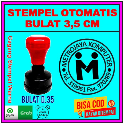

produk stempel DM 35mm custom