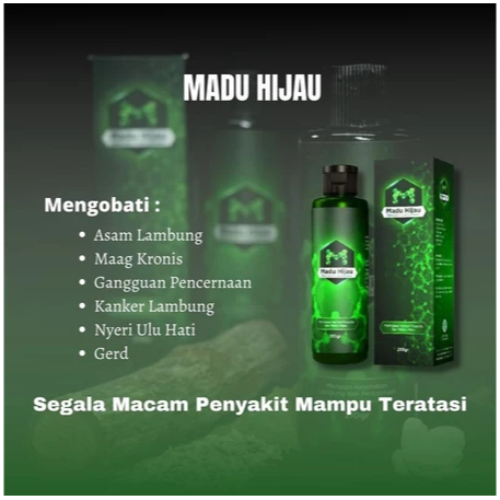 

MADU HIJAU ORIGINAL Herbal Atasi Asam Lambung Maag Kronis Gerd Harga Grosir Bisa COD