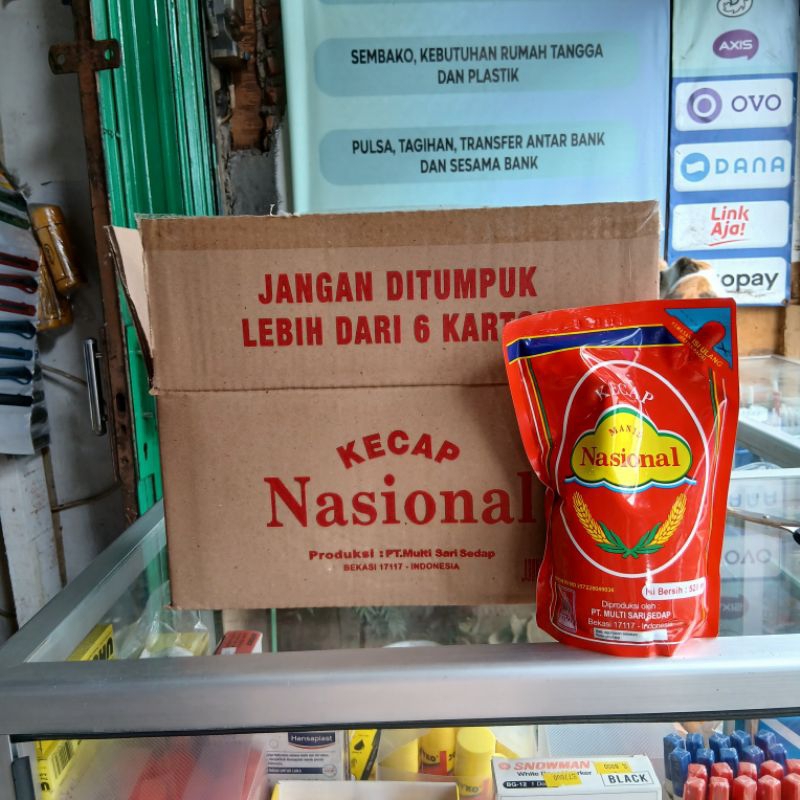 

Kecap Manis Nasional 520 ML (1 Dus)