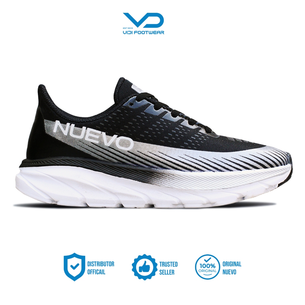 Sepatu Olahraga Lari Sport Men Running Jogging Nuevo Dexter Hitam