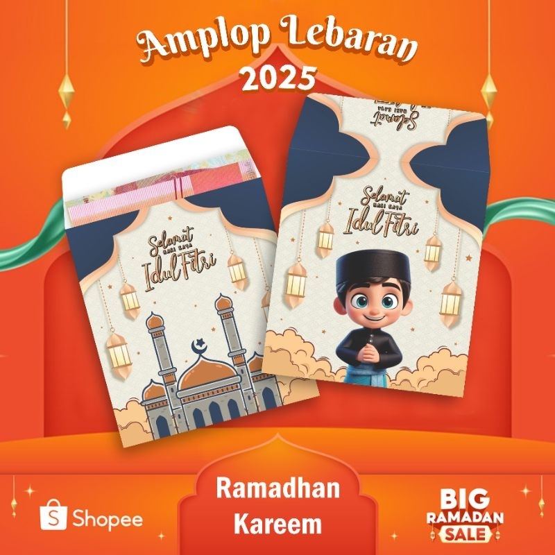 

Ms - Amplop Lebaran Idul Fitri 2025 Aesthetic Amplop Premium Angpao Motif Karakter Unik Uang Dilipat