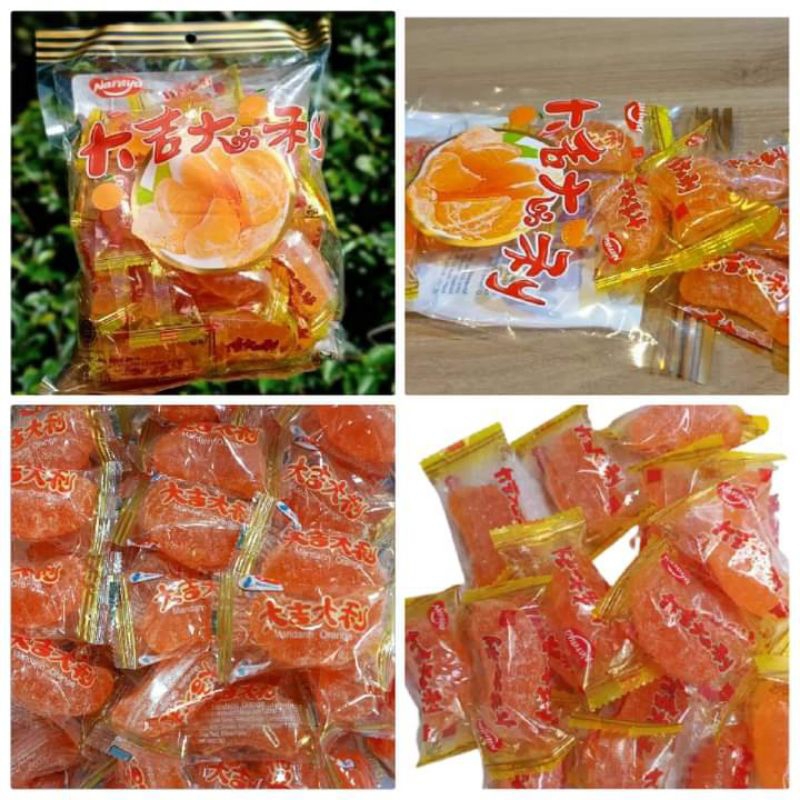 

permen jelly jeruk merek Naraya di jamin enak isi 30 pcs exp 2026