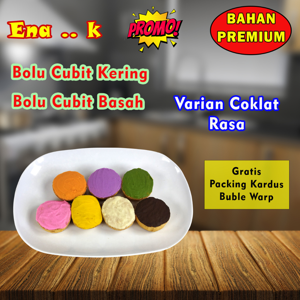 

Bolu Cubit Varian Coklat Rasa Terbaru BAHAN PREMIUM