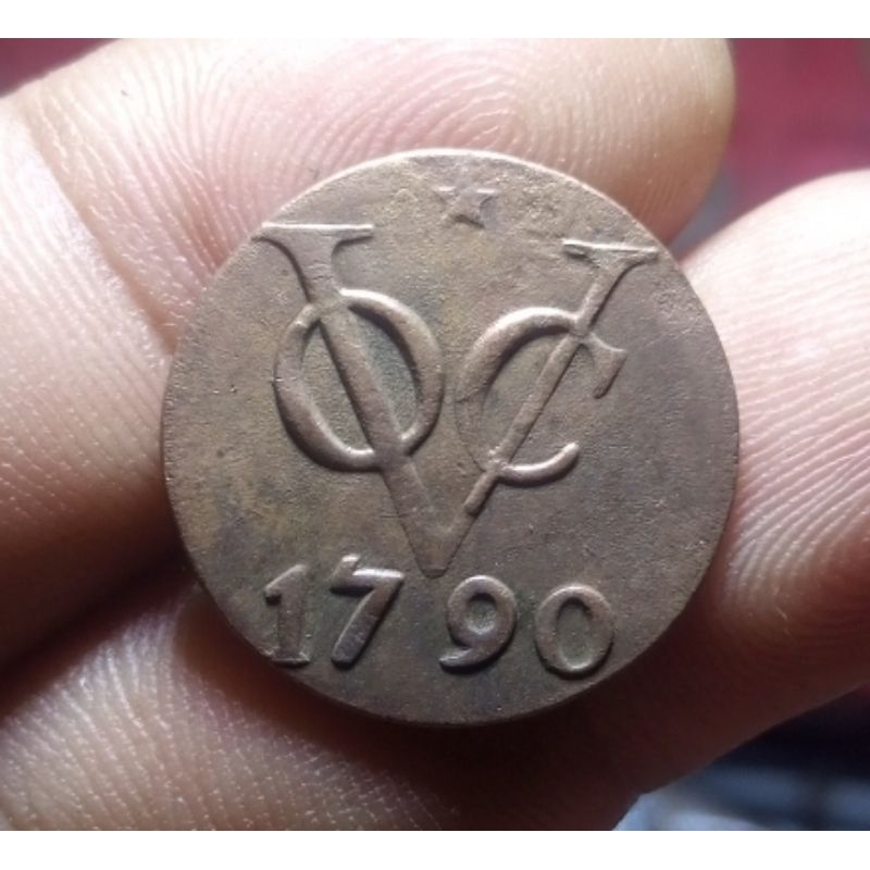 Koin VOC 1 Duit Utrecht 1790