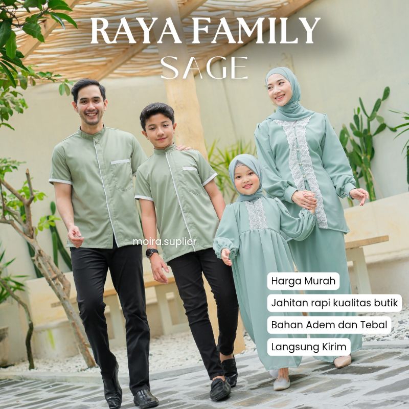 BAJU SET LEBARAN COUPLE KELUARGA SET MALAY DAN KOKO COUPLE IBU AYAH ANAK