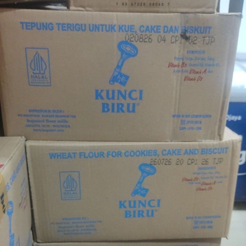 

( STOK KOSONG ) kunci biru terigu 1Dus 12pcx1kg SAMEDAY