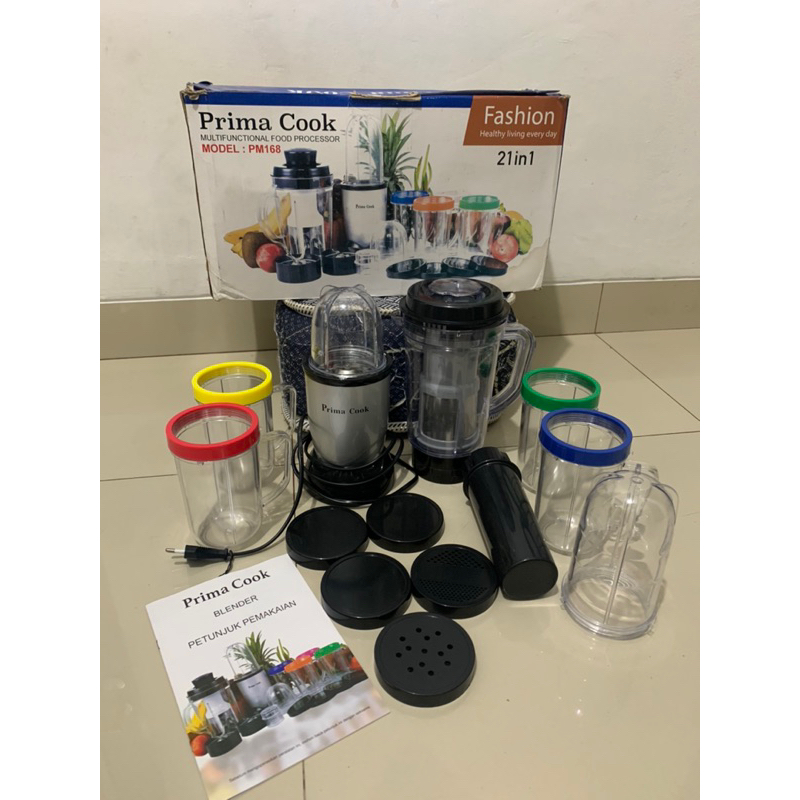 BLENDER JUICER 7 IN 1 / PENGOLAH MAKANAN MULTIFUNGSI  PRIMA COOK MODEL PM168