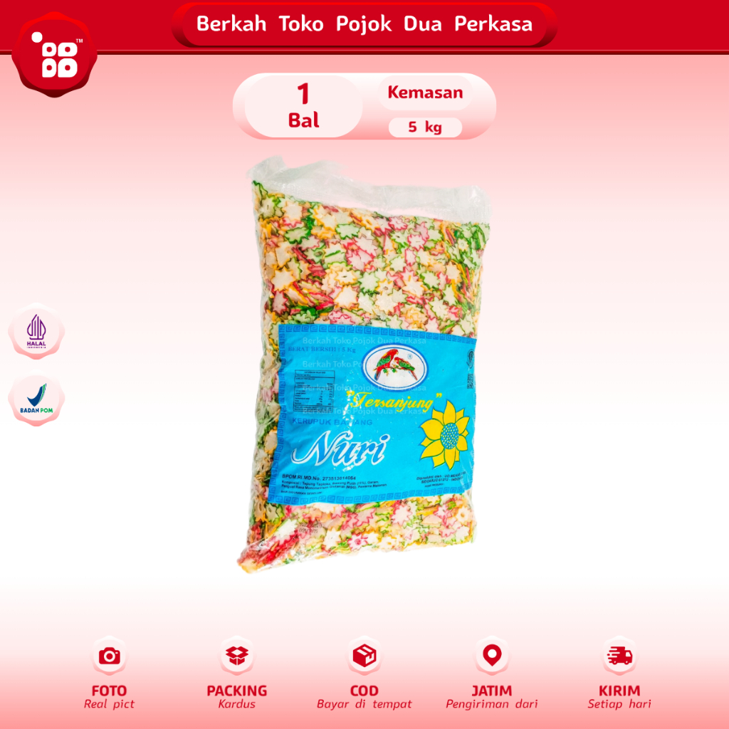 

[BAL] Nuri Tersanjung Kerupuk Mentah 5 kg