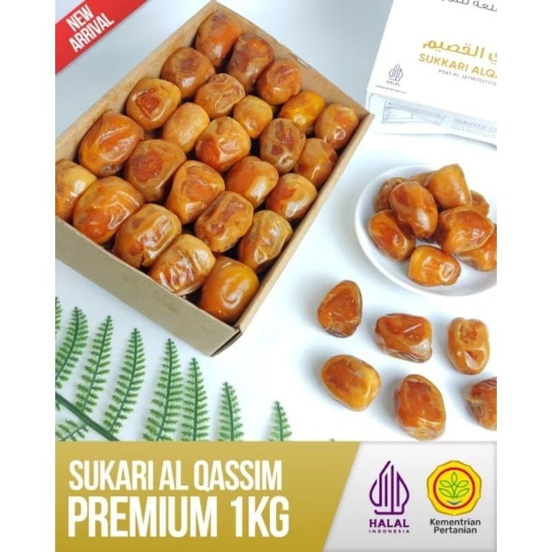 

Kurma Sukkari Premium || Kurma King Legit 1 kg