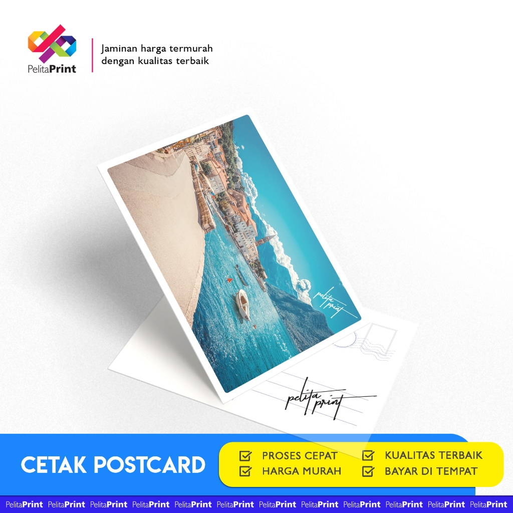 CETAK POSTCARD CUSTOM A6 PREMIUM