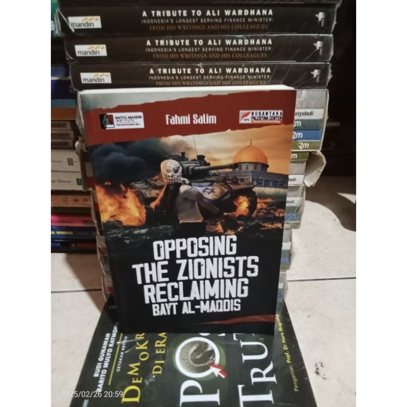 ORIGINAL BARU BUKU OPPOSING THE ZIONISTS RECLAIMING BAYT AL- MADDIS