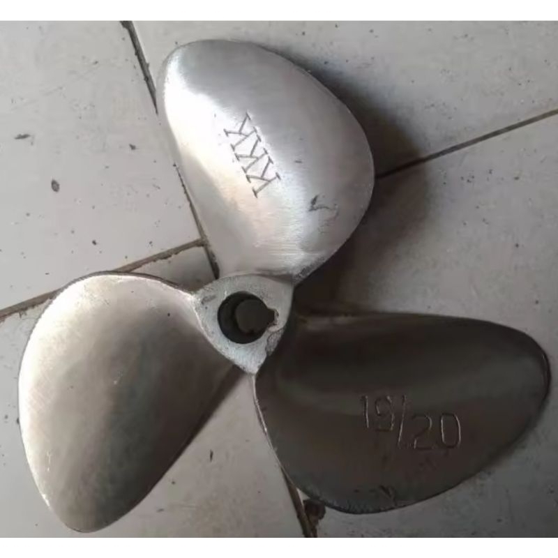 baling baling aluminium 19/20 as 3/4 untuk perahu nelayan