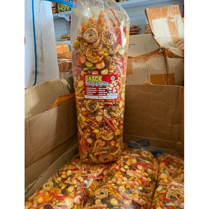 

Krupuk Seblak Campur & Kencur C&K Pedas 250gram