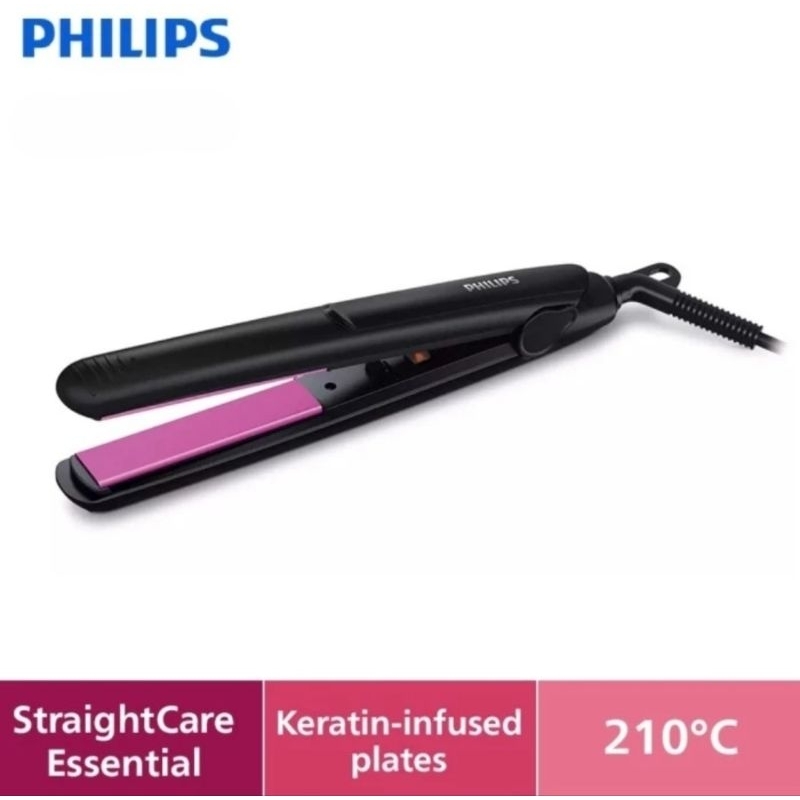 Philips Catok Rambut HP8401 Hair Staightener HP 8401 Keratin Plat Keramik 2in1 Pelurus Rambut Cerami