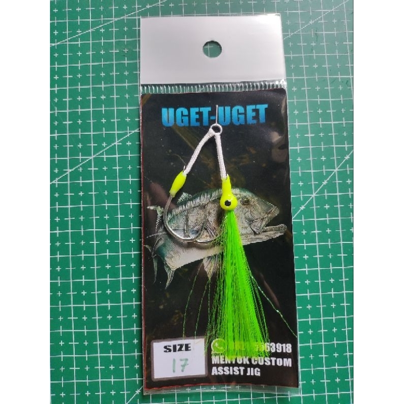 assist hook uget -  uget  no 17 cocok untuk metal jig 40 , 60 gram