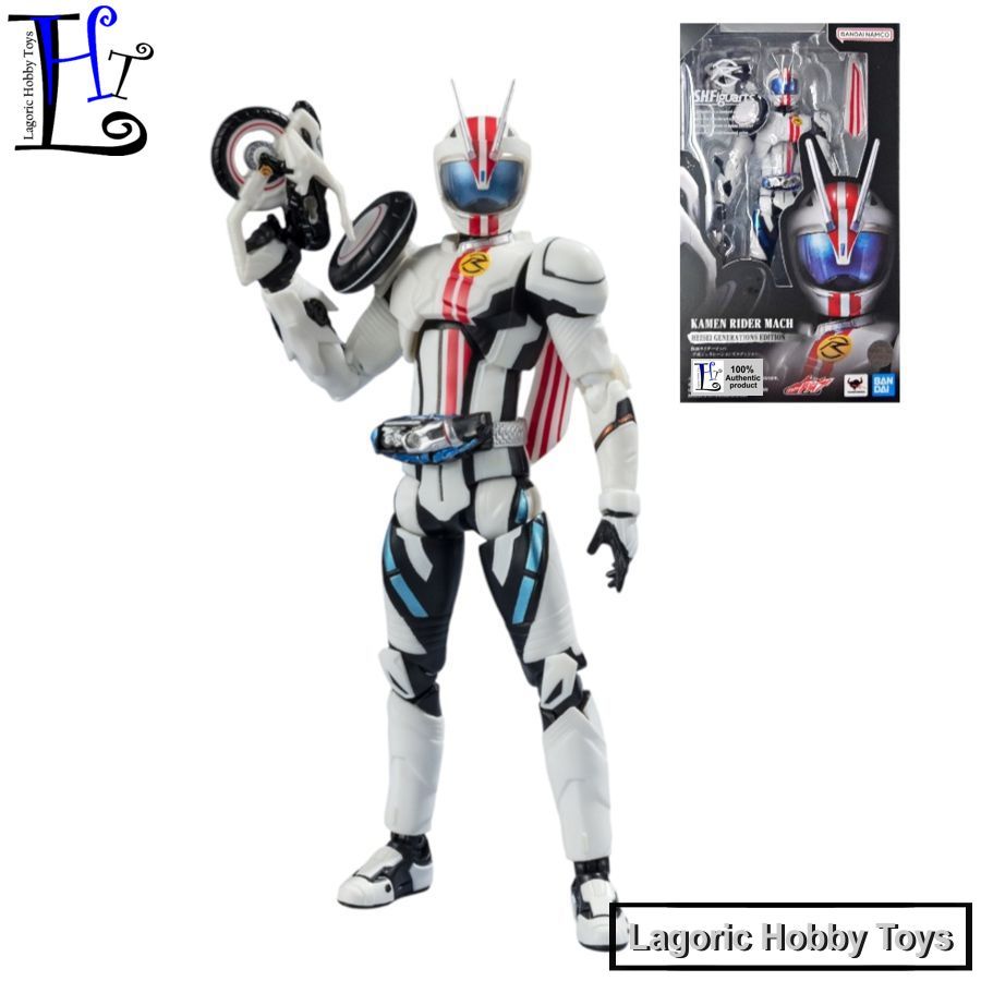 SHF Kamen Rider Mach (Heisei Generations Edition)[KR Drive] Bandai Mainan Figure Original