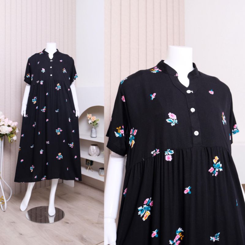 Chayra Homedress BUTSANA.ID Daster Rayon Premium Panjang Semata kaki Daster jumbo, daster remaja