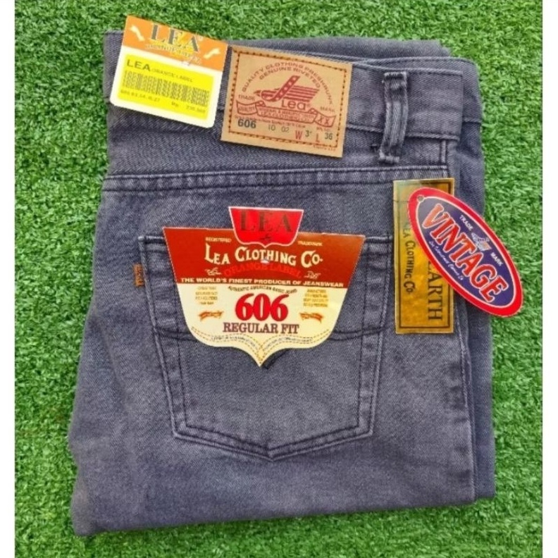 KODE U4A Lea Celana Jens Pria Original Standar reguler size 28 sampai 38