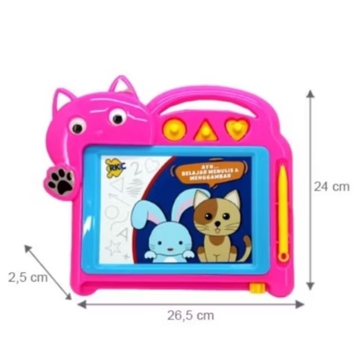 Papan Magnet Berkarakter Kucing Drawing Board - Rkc