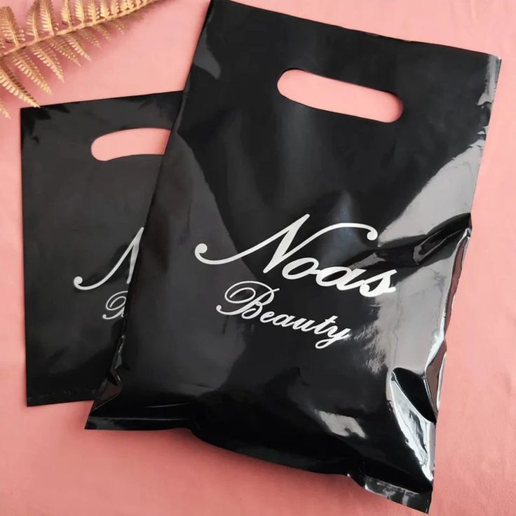 Plastik sablon custom (paket 100pcs) FREE DESAIN plastik tebal mengkilap custom desain plastik packi