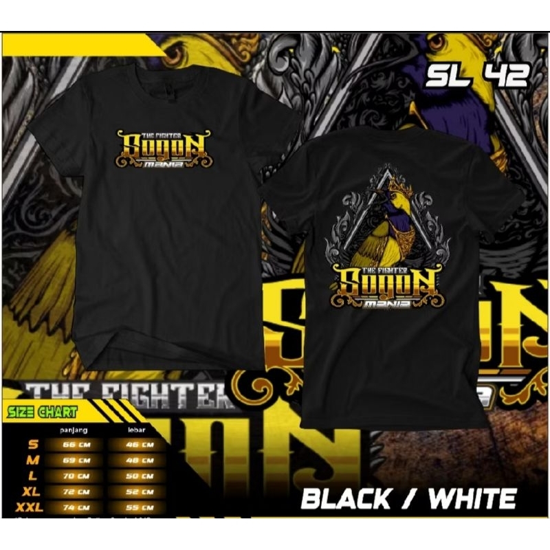 Kaos The Fighter Sogon Mania - Kicau Mania Indonesia