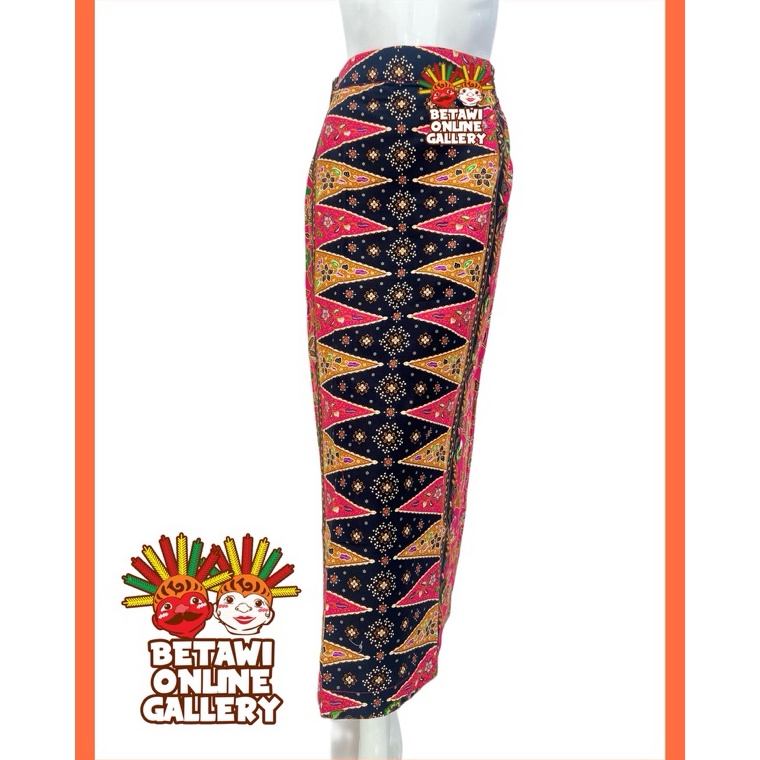 KODE V84R Rok Batik Betawi  Rok Span Tumpal Batik Betawi  Rok Batik Span