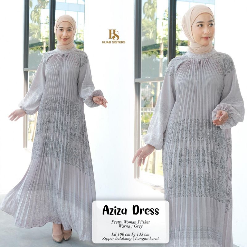 Gamis Azizah dress wanita terbaru 2025