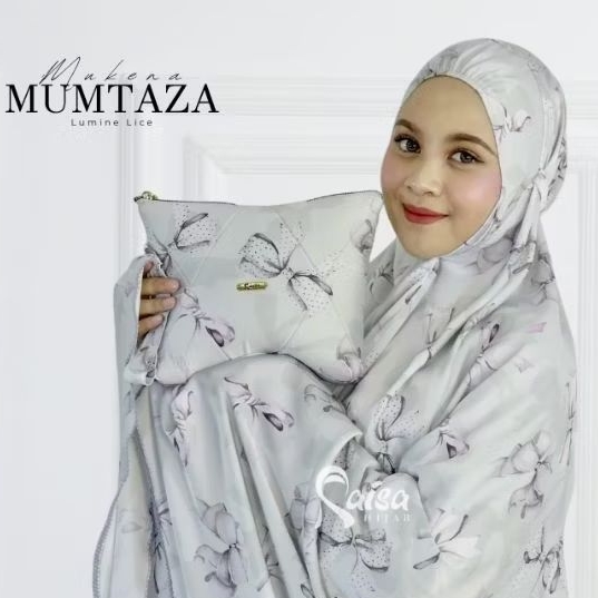 MUMTAZA MUKENA MOTIF ORIGINAL BY RAISA HIJAB/MUKENA SILKY MOTIF TERBARU /MUKENA SILKY JUMBO/MUKENA S
