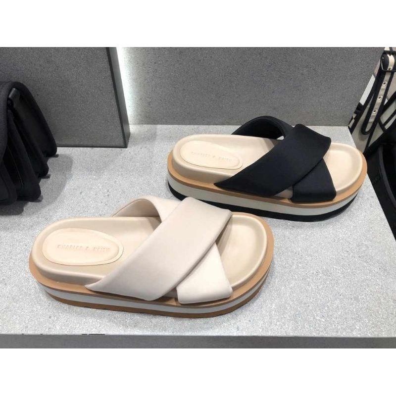#1-70580207-1 Crossover Platform - Jast[p] CK ORIGINAL COUNTER SANDAL CRISS CROSS SILANG TINGGI STOR